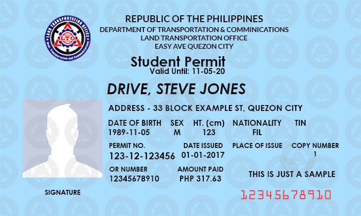 3 Major Steps In Applying For A Student Driver s Permit LTO Exam Reviewer